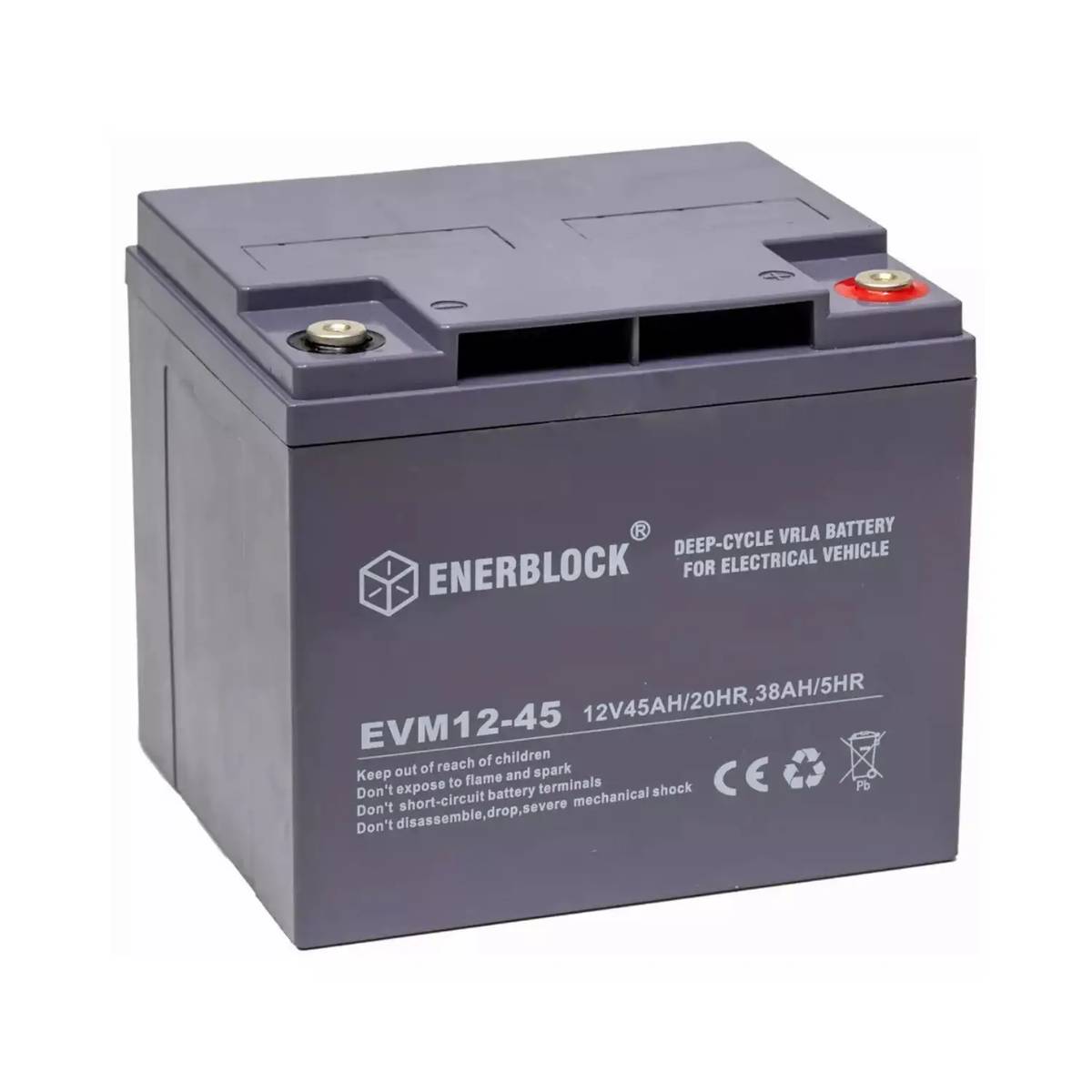 baterija-enerblock-EVM12-45 12V 45Ah baterija enerblock EVM12-45