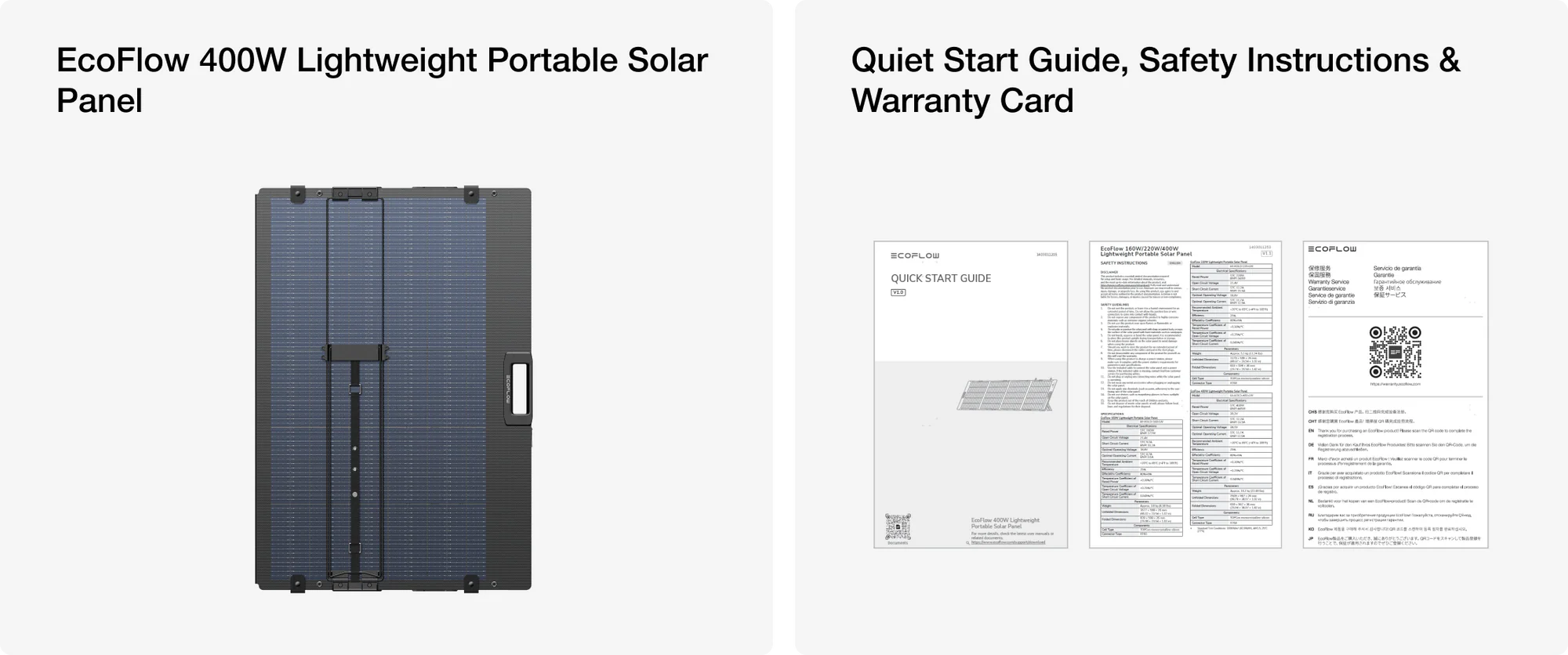 Prijenosni solarni panel EcoFlow 400W Lightweight 8 Prijenosni solarni panel EcoFlow 400W Lightweight